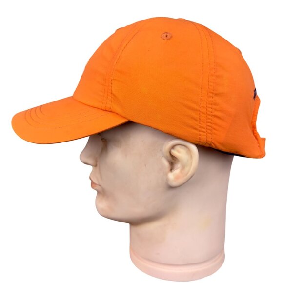 Vineyard Vines Baseball Cap Adults One Size Orange Whale Logo Adjustable - Picture 7 of 12